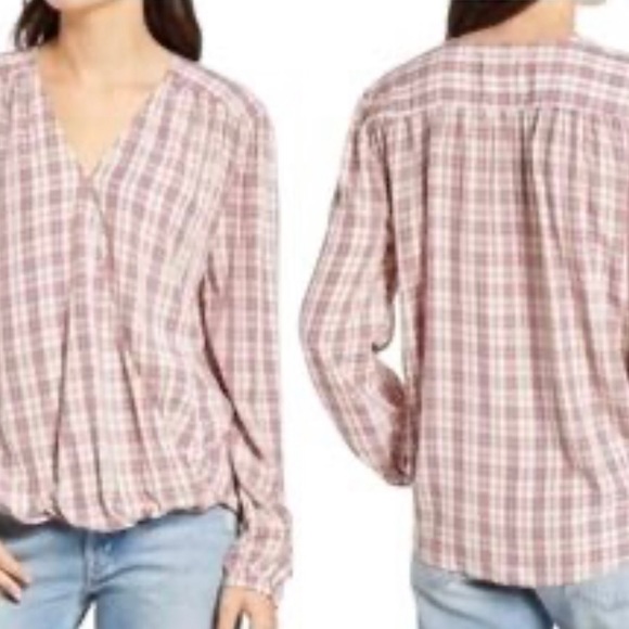 Treasure & Bond faux wrap blouse size Xxs.NWT - Picture 2 of 9